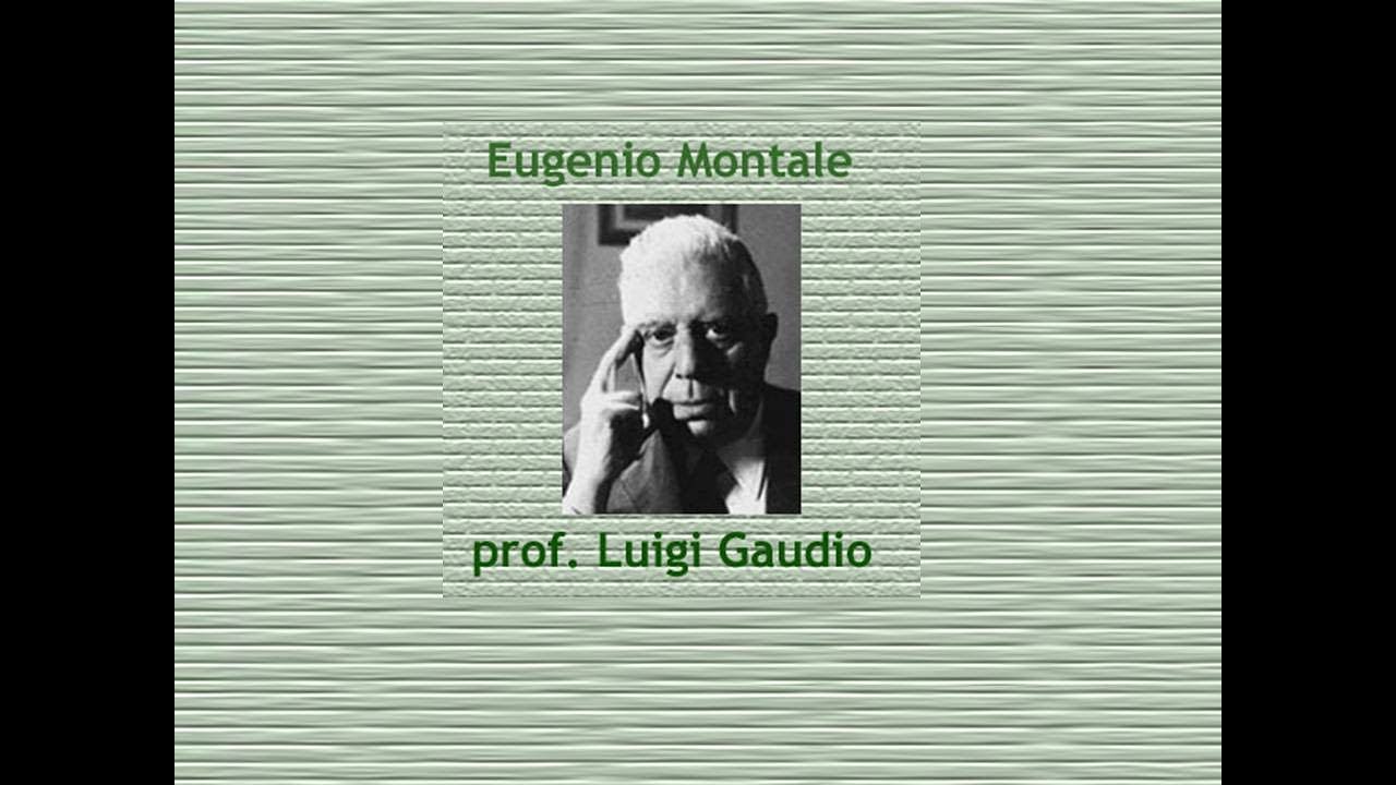 Biografia di Eugenio Montale
