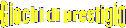 Giochi di prestigio