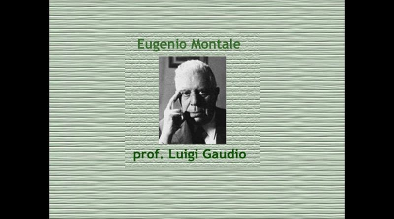 FelicitÃƒÂ  raggiunta di Eugenio Montale