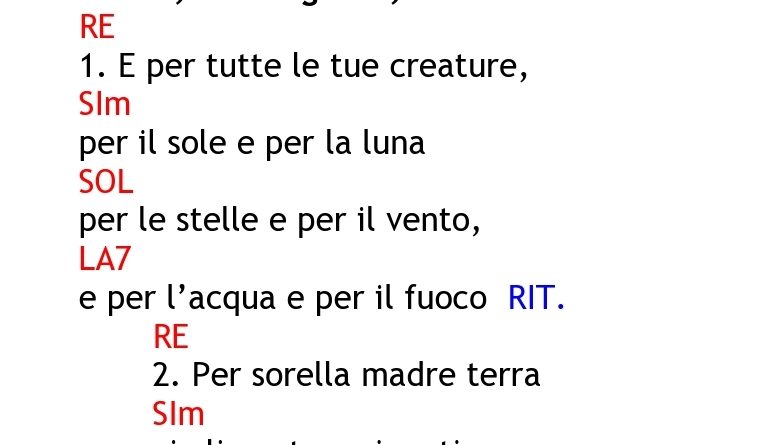 Laudato Sii O Mi Signore Testo