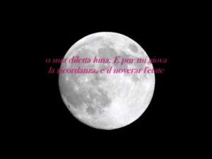 “Alla luna di Giacomo Leopardi” letta da Luigi Gaudio con l’accompagnamento di Giuseppe Corso