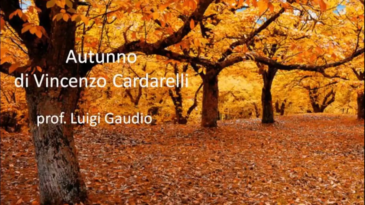 Autunno di Vincenzo Cardarelli