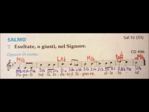 “Popoli tutti lodate il Signore alleluia”