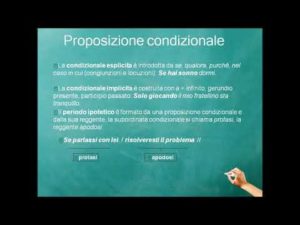 Il periodo ipotetico