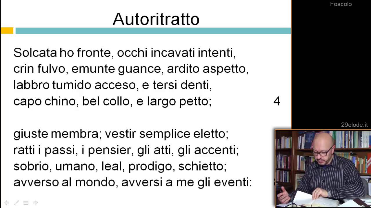 Ugo Foscolo – Note biografiche – Ripetizioni di letteratura del ‘800