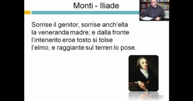 Monti – Iliade – Videolezioni di letteratura dell’800 – 29elode