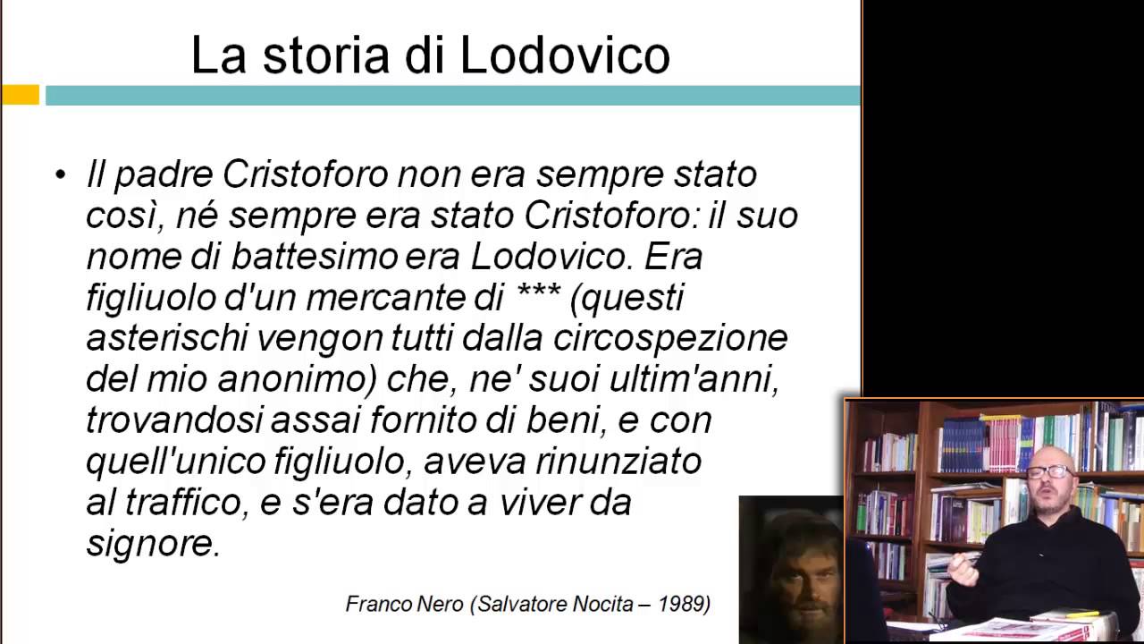 Fra Cristoforo – Videocorso su I Promessi Sposi – 29elode