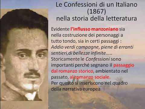 Le confessioni di un italiano di Ippolito Nievo. La scoperta del mare dal capitolo III