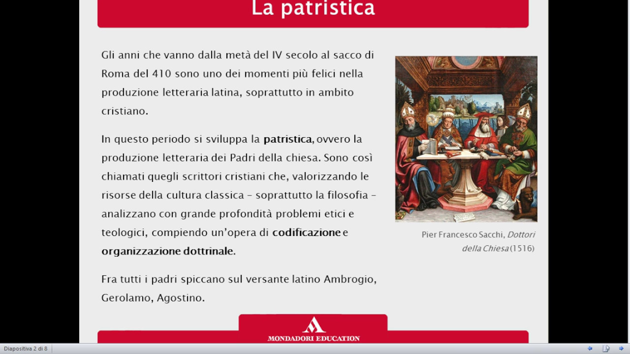 La patristica e Ambrogio