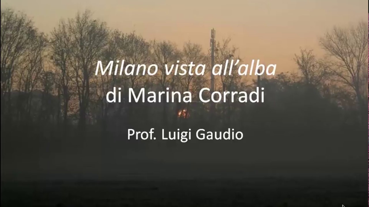 Milano vista all’alba di Marina Corradi