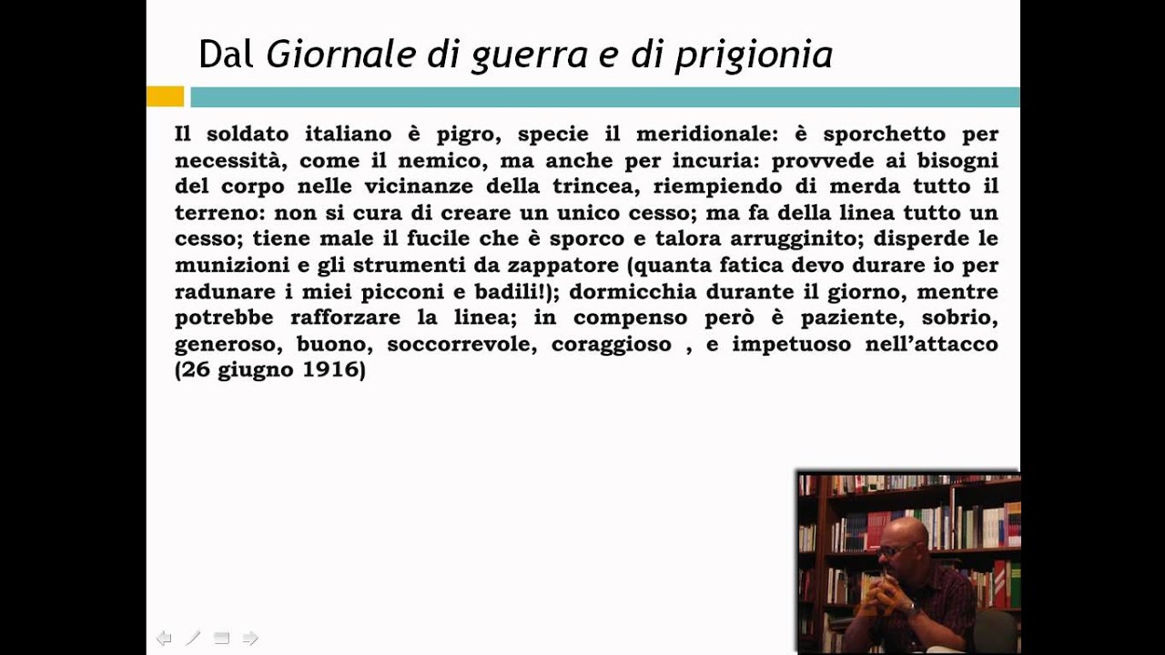 Carlo Emil'io Gadda e la guerra – Videolezioni di Letteratura del 900