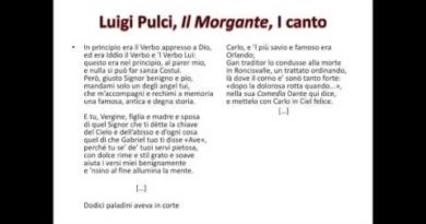 La letteratura cavalleresca e il Morgante di Luigi Pulci