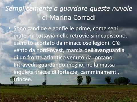 Semplicemente a guardare queste nuvole di Marina Corradi