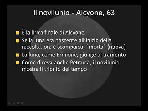 Novil'unio da Alcyone di Gabriele Di”Annunzio