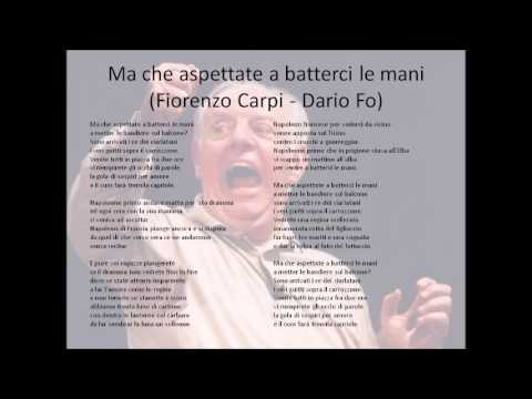 Ma che aspettate a batterci le mani cover da una canzone di Dario Fo