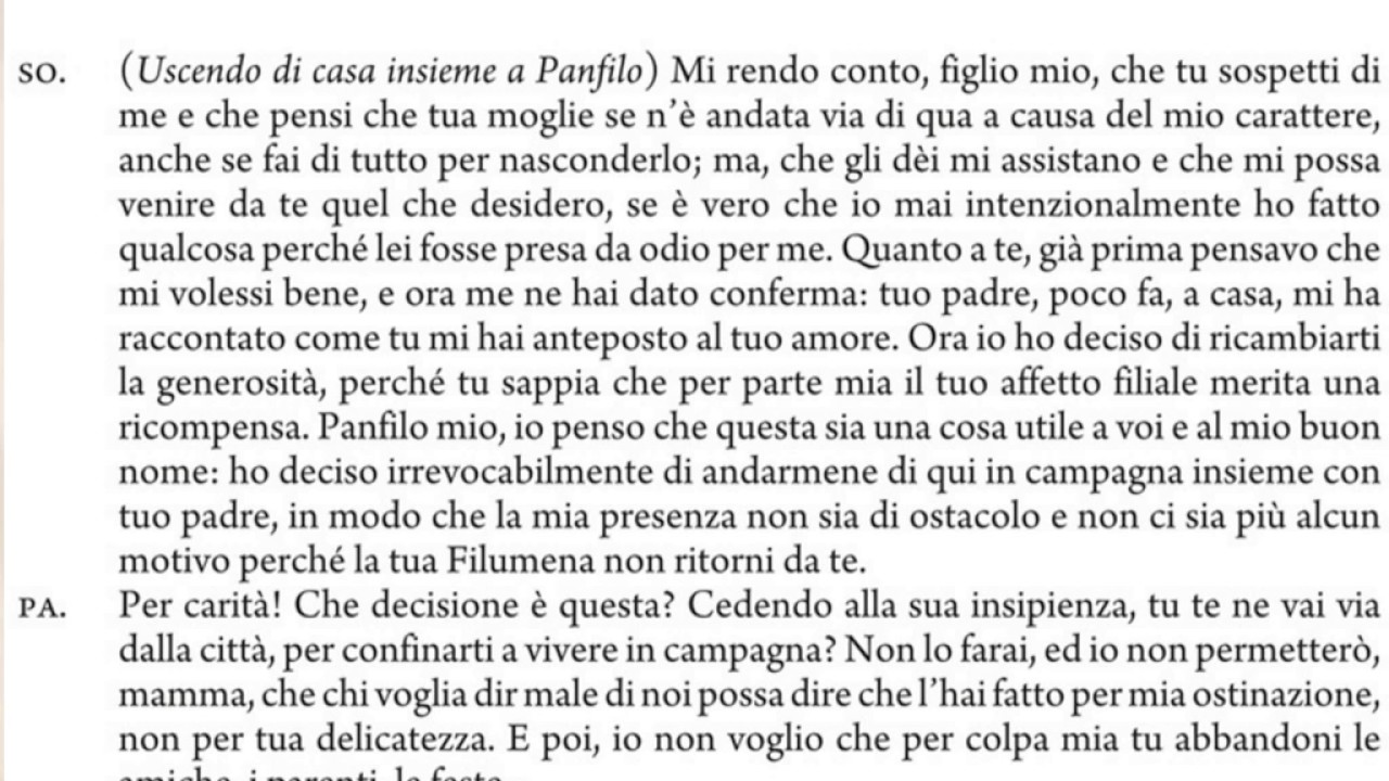 Dignita’Ã` e umanita’Ã` nella figura di Sostrata dall’ Hecyra di Terenzio