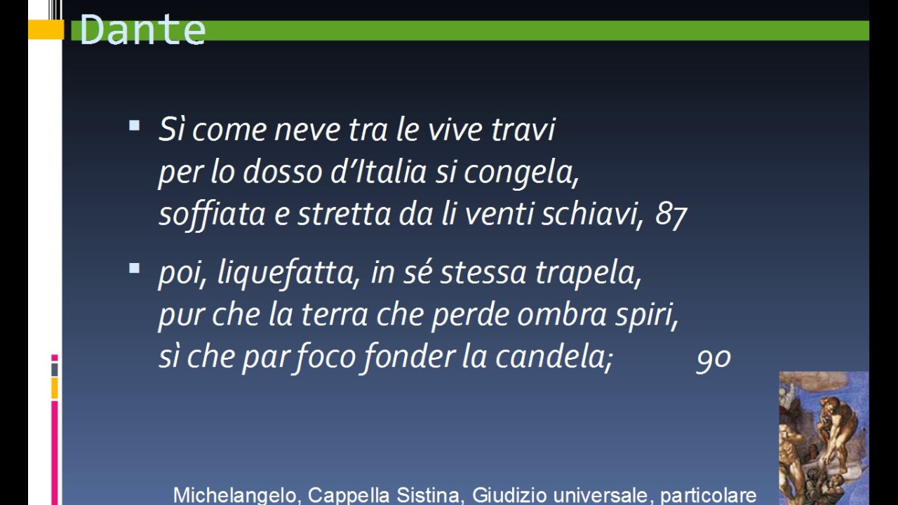 Canto trentesimo del Purgatorio vv. 55-145