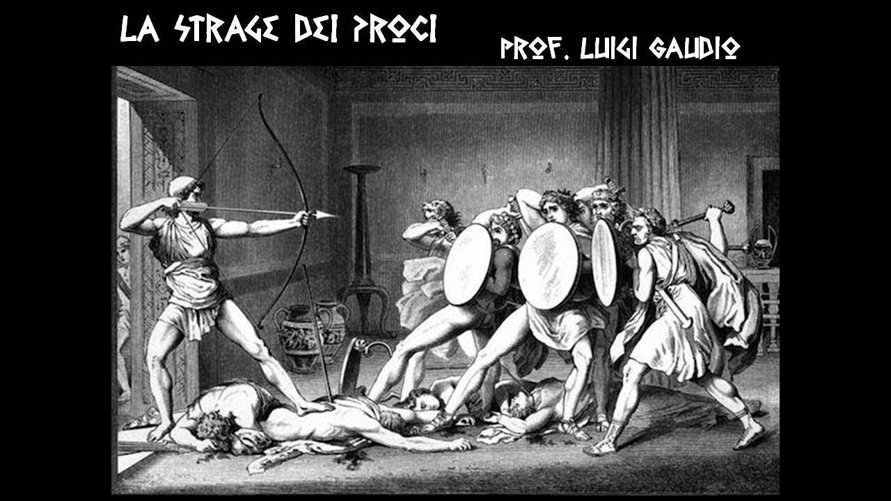 La strage dei proci Odissea XXII vv. 1-88