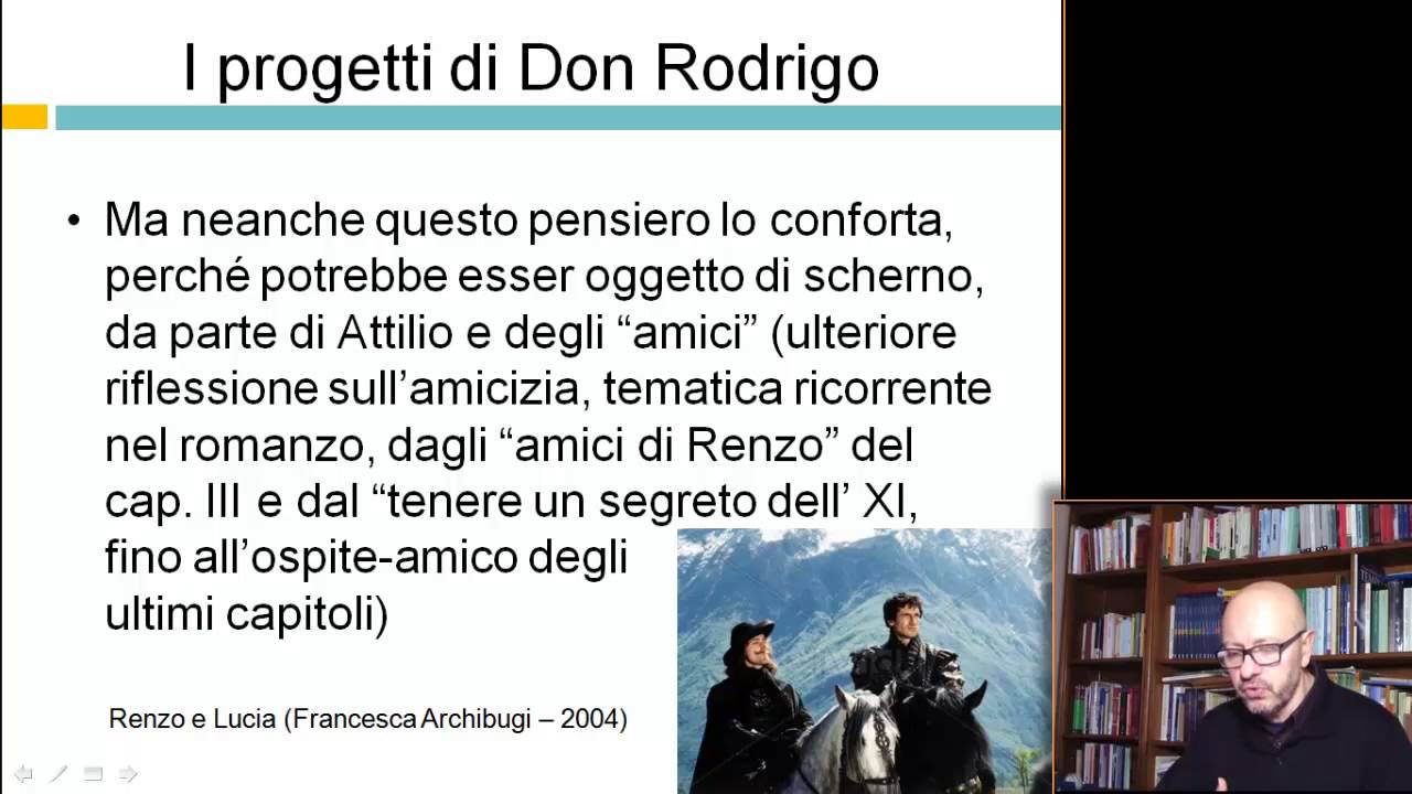 I progetti di Don Rodrigo – Videocorso su I Promessi Sposi – 29elode.it