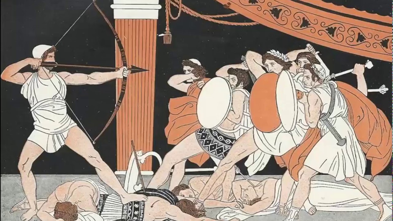 L’incontro con Laerte dall’ Odissea di Omero XXIV 280-355