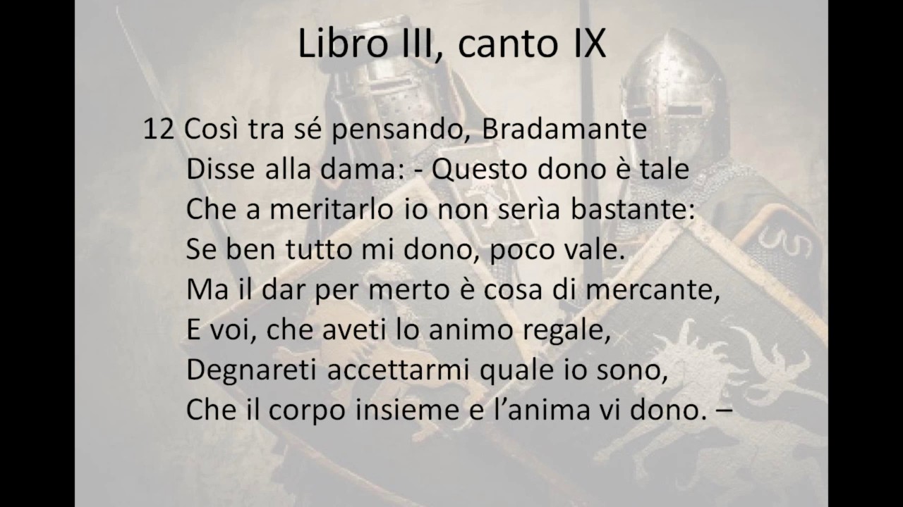 Come termina l’Orlando innamorato di Boiardo