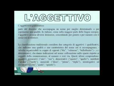 L’aggettivo qualificativo