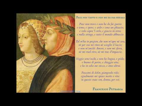 Pace non trovo et non o’ da far guerra di Petrarca