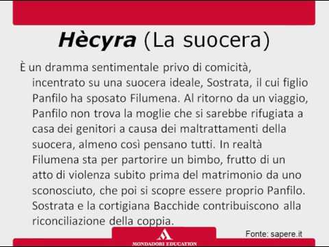 Le opere di Terenzio