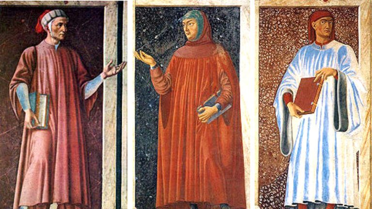 Il trecento: il secolo di Petrarca e Boccaccio in equilibrio tra