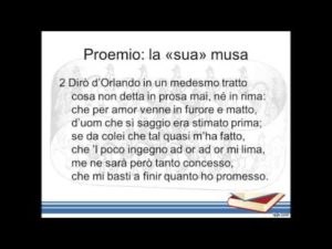 Il proemio dell’ Orlando Furioso di Ariosto