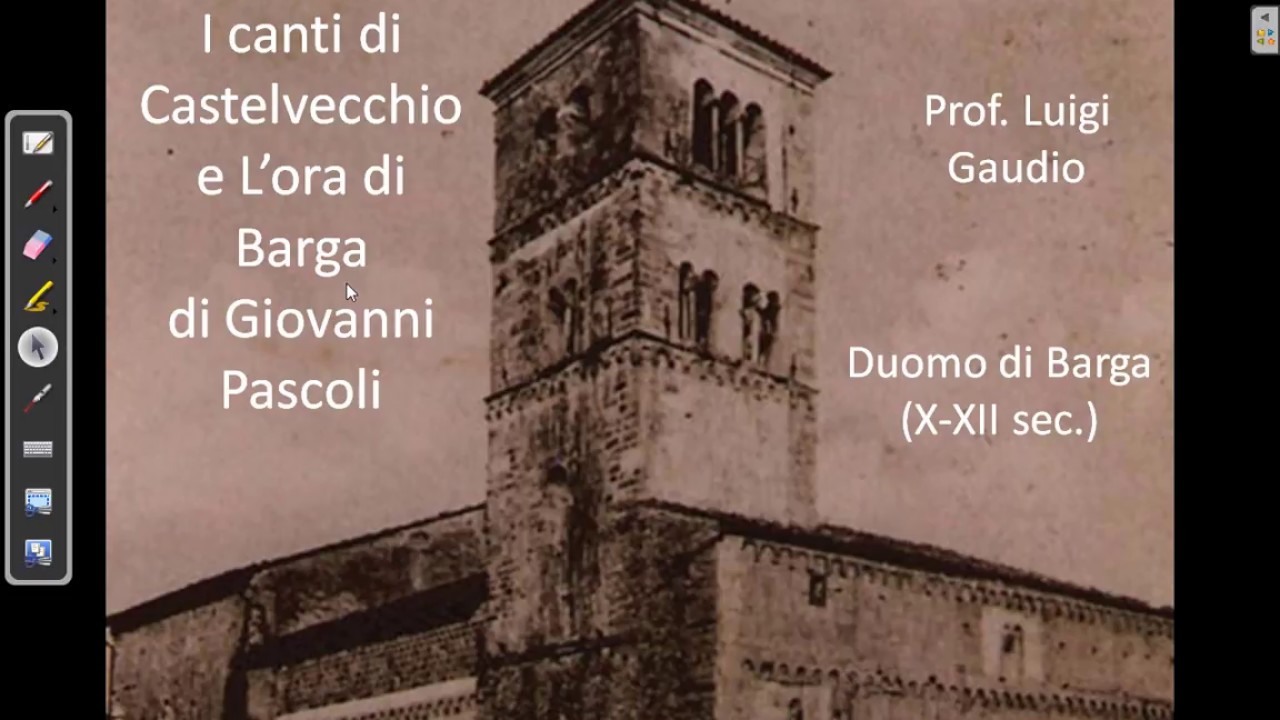 I canti di Castelvecchio e L’ora di Barga di Giovanni Pascoli