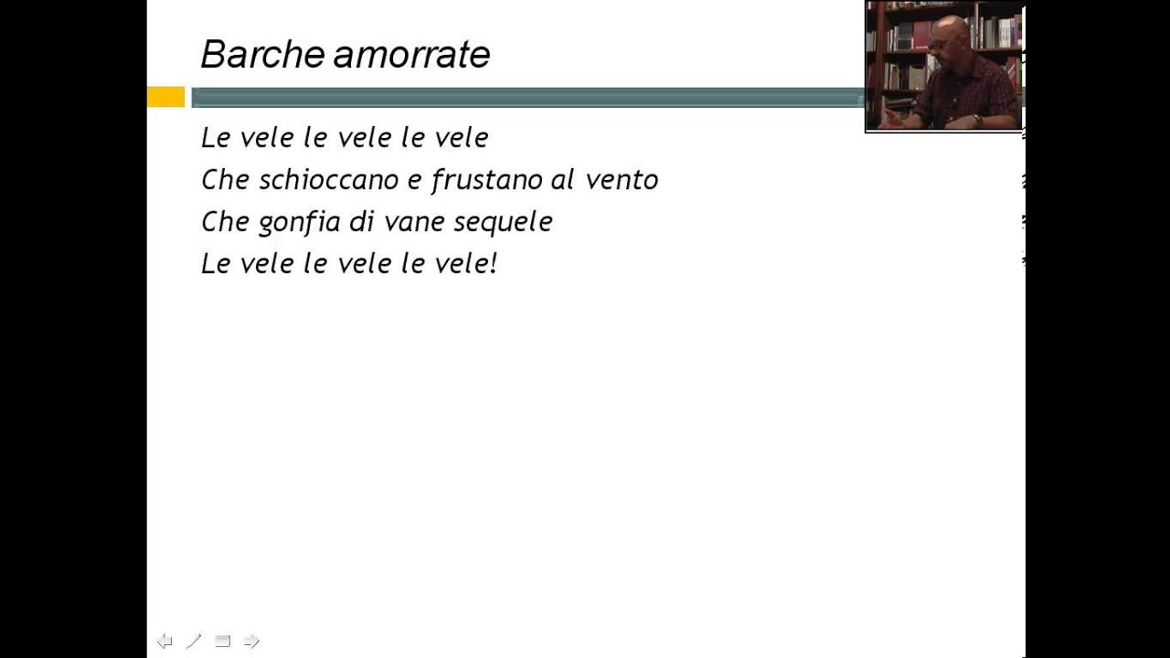 Letteratura Italiana del 900 – Dino Campana: Barche amorrate