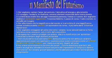 Il manifesto del Futurismo
