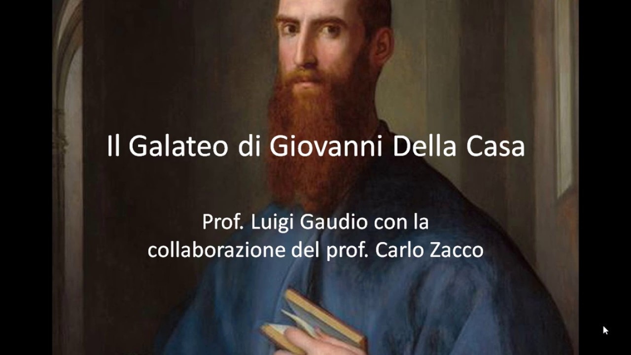 Il Galateo di Giovanni Della Casa La discrezione cap. XII