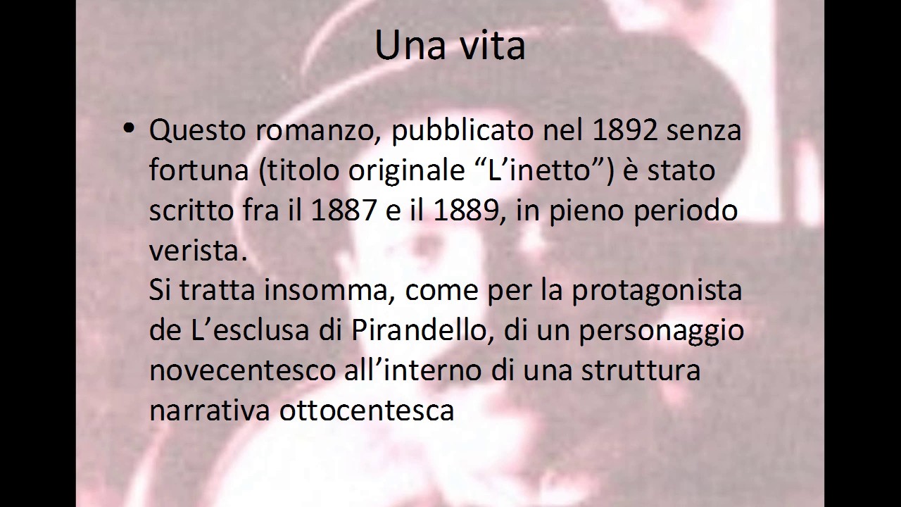 Il disagio esistenziale nel romanzo Una vita di Italo Svevo