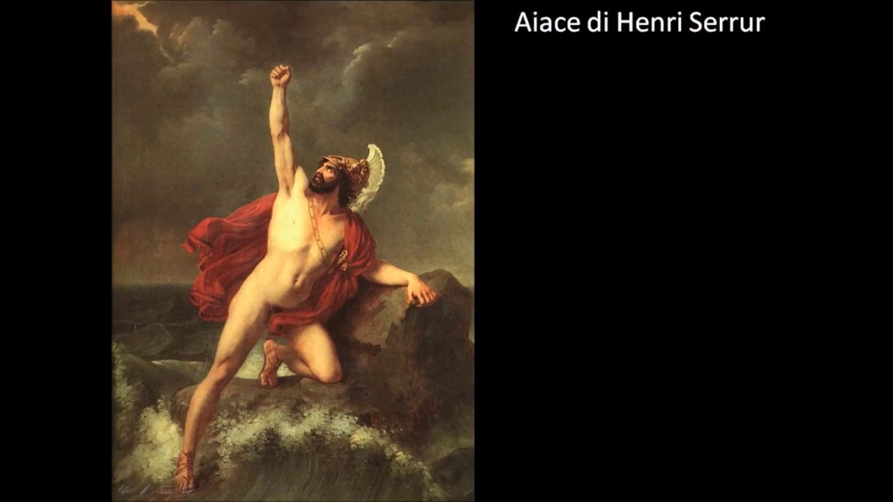 Il destino di Aiace Oileo Odissea IV 481-511