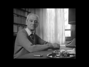 Battendo a macchina di Giorgio Caproni