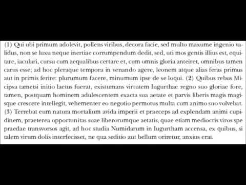 Il ritratto del giovane Giugurta seconda e ultima parte