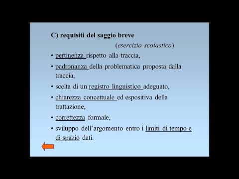 Il saggio breve: fasi di stesura del saggio breve