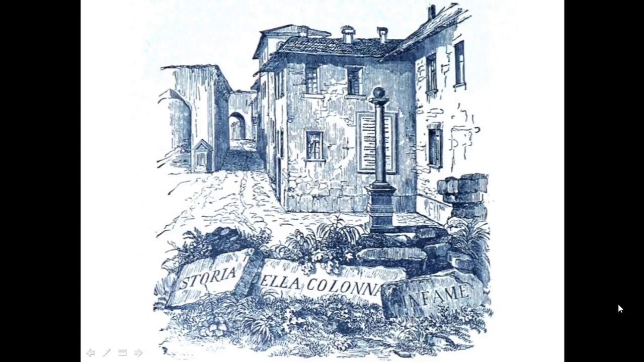Storia della colonna infame scritti storici linguistici teorici e fortuna critica di Manzoni