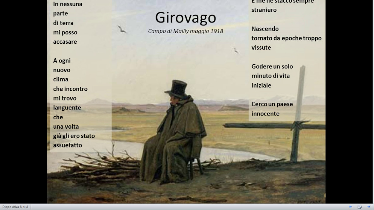 Girovago di Giuseppe Ungaretti