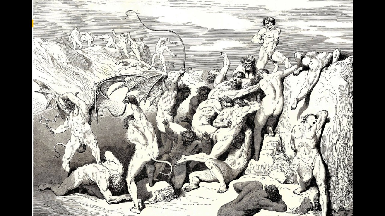 La prima parte del canto diciannovesimo dell’ Inferno di Dante vv. 1-63