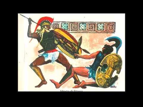 Il duello fra Ettore e Achille prima parte Iliade XXII vv. 247-257