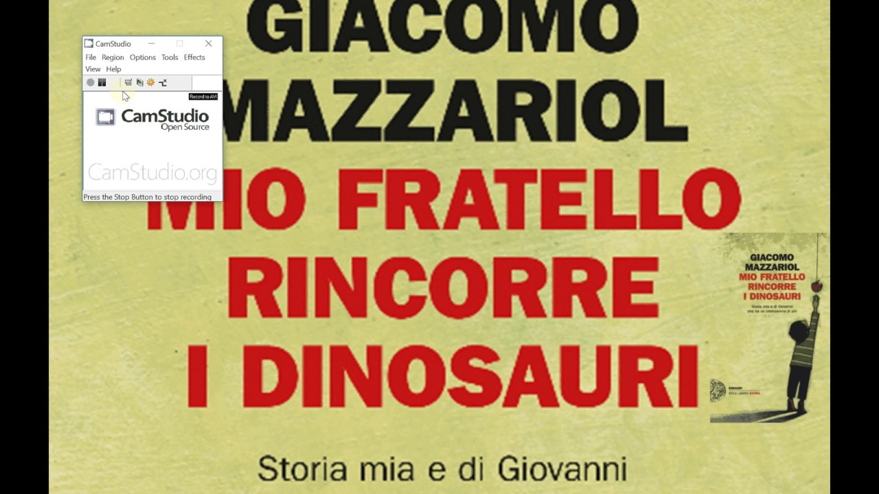 Mio fratello rincorre i dinosauri di Giacomo Mazzariol
