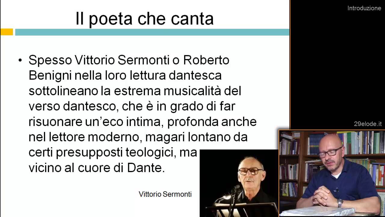 Introduzione alla Divina commedia – 29elode