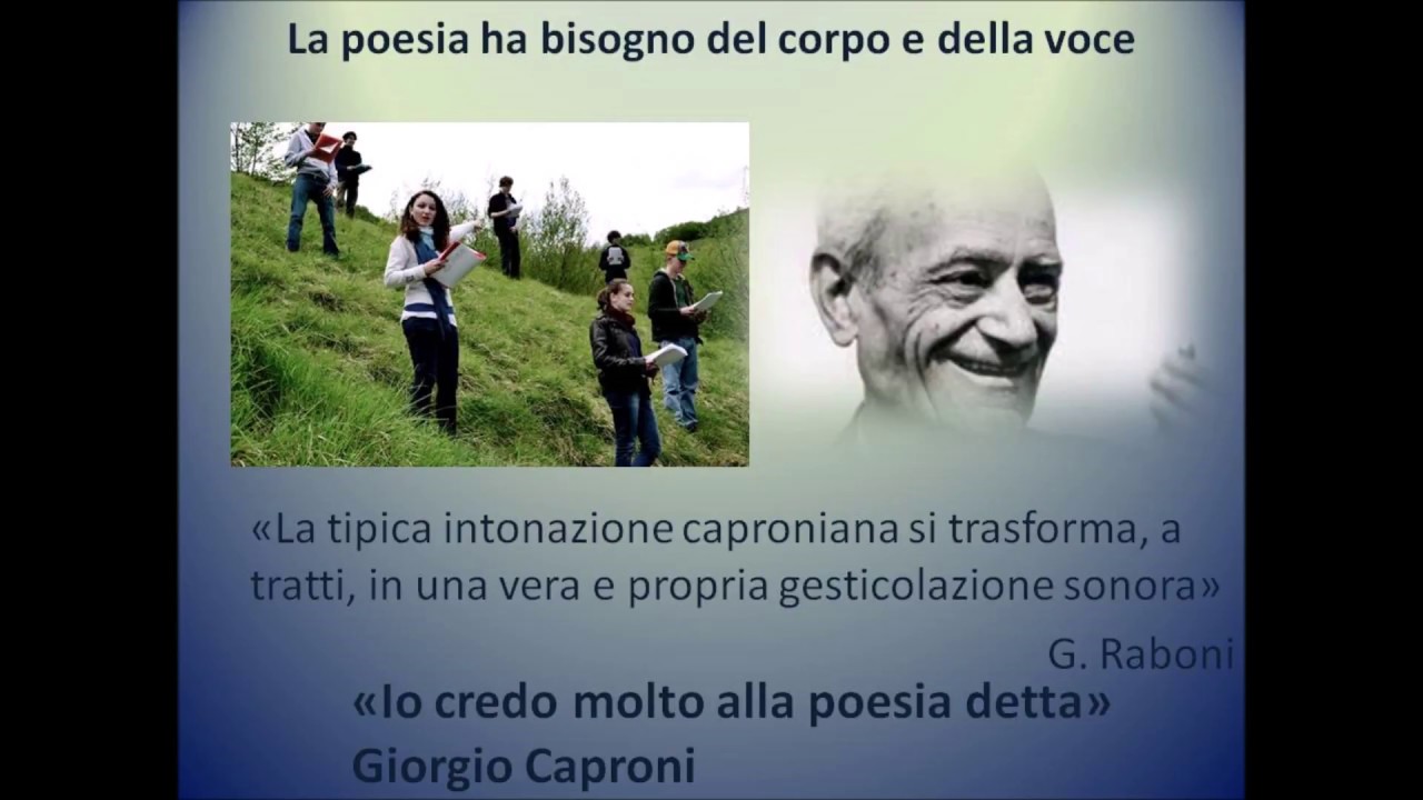Stornello di Giorgio Caproni