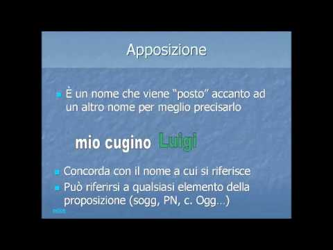 Attributi e apposizioni
