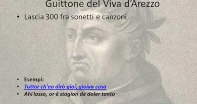 Primi 60 versi della canzone Ora parra’Ã‚Â  s’eo savero’ cantare di Guittone d’Arezzo