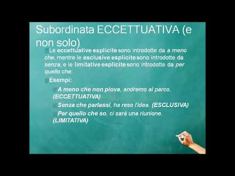 La proposizione esclusiva