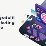 Rappresentazione stilizzata degli strumenti del digital marketing.